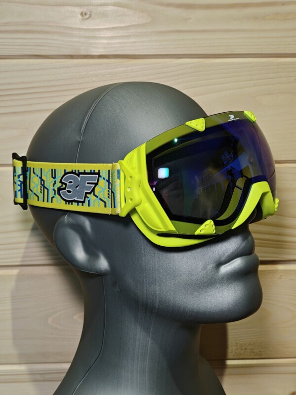 UNI LYŽIARSKE OKULIARE 3F VISON NAKED 2 NEON YELLOW